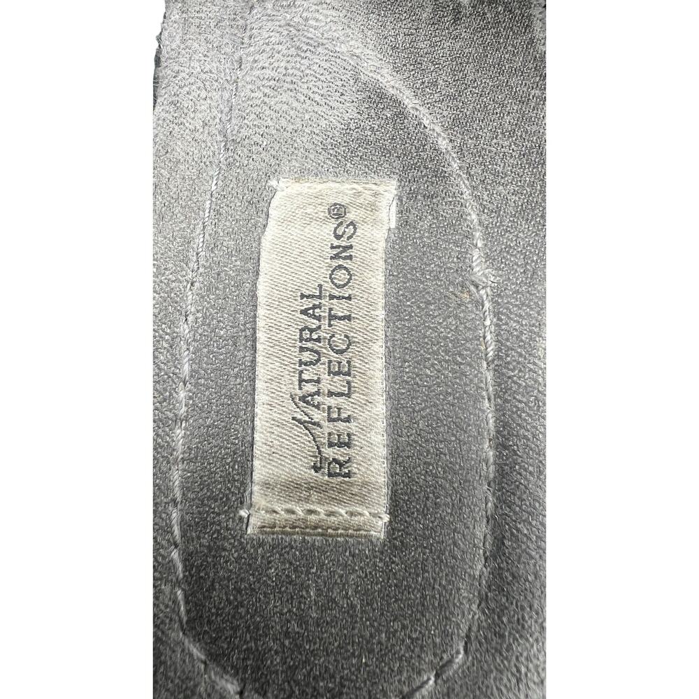 🖤 Natural Reflections Black Thong Slide Sandals Women’s 9 Comfort Casual Summer - Picture 2 of 8